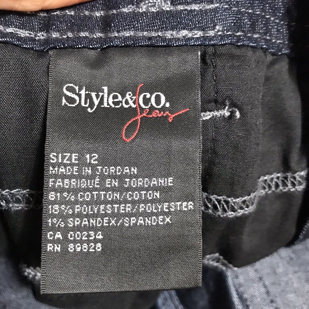 Style & Co. tummy control capri size 12 - Picture 6 of 10
